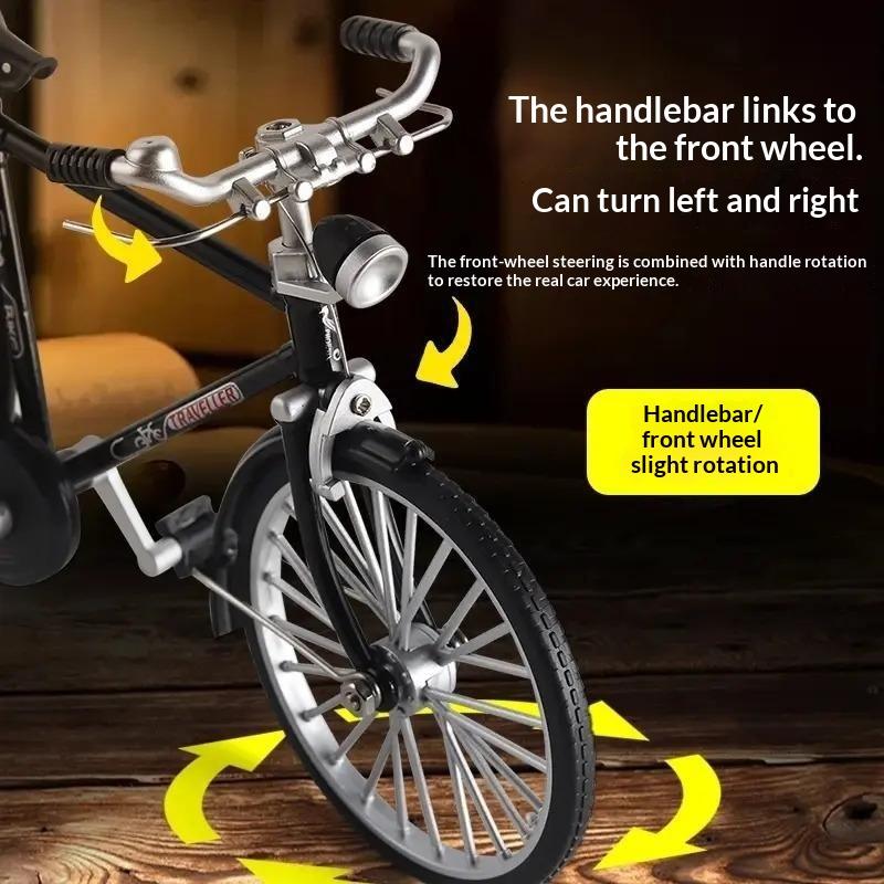 Model Kit Frame - DIY Handgefertigtes Fahrradmodell-Bausatz 28-Zoll-Rahmen Retro 1990er
