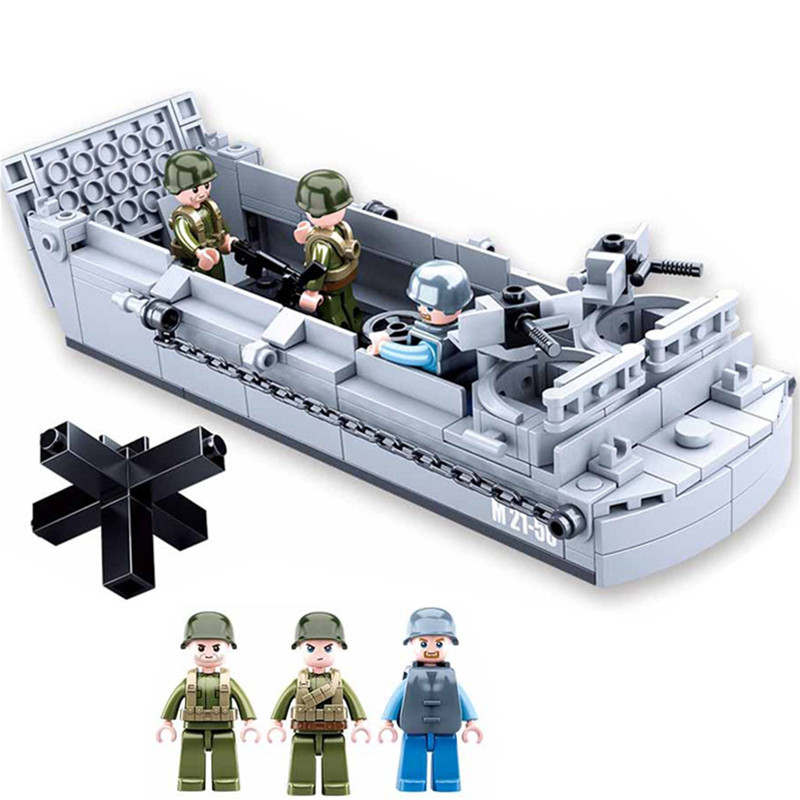 Model Kit U Boat - Sluban WW2 US Military Higgins Landing
