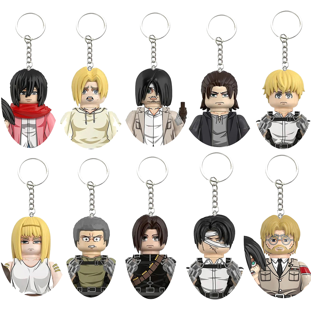 Model Kit Titanic - Neue Attack on Titan Minifigur Schlüsselanhänger