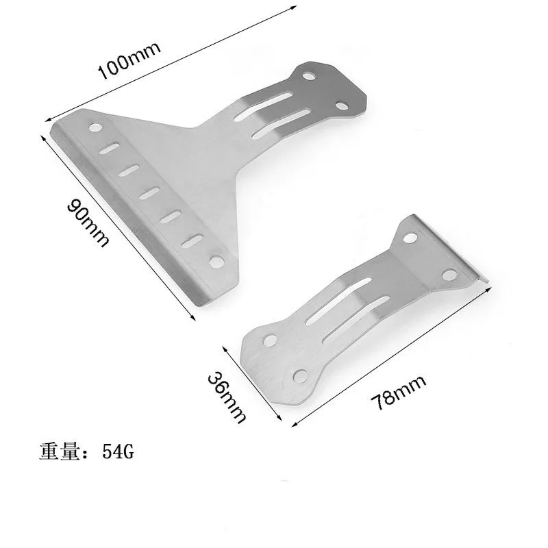 Model Kit Tamiya - Edelstahl-Front- und Heck-Chassis-Schutz für Tamiya XV-02
