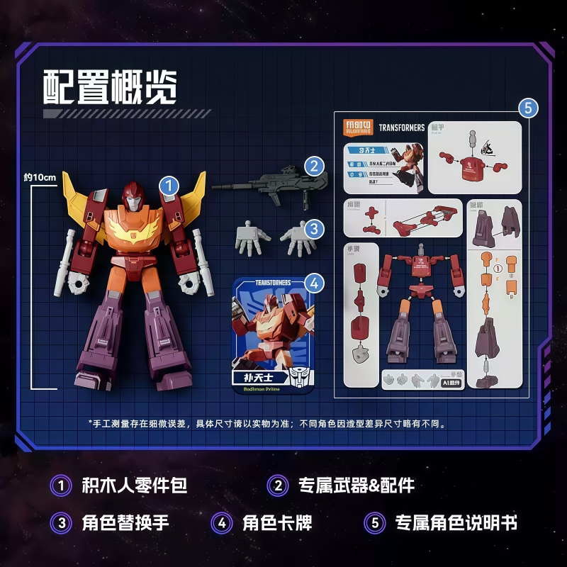 BLOKEES Transformers Wave10: J – Model Kit Rodimus Bewertung und Preis