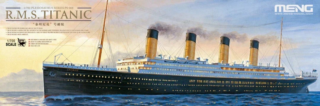 PS-008 MENG Titanic Cruise, fa – Model Kit Titanic Bewertung und Preis