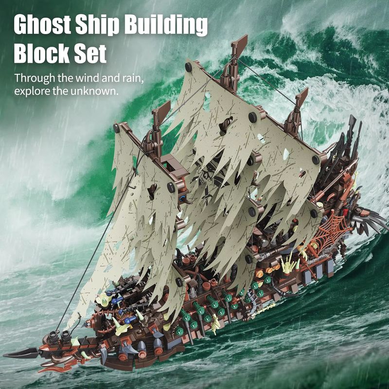 2159-teiliges Piratenschiff-Ba – Model Kit U Boat Bewertung und Preis